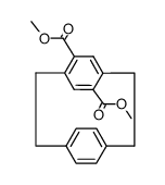 dimethyl[2.2]paracyclophane-4,7-dicarboxylate结构式
