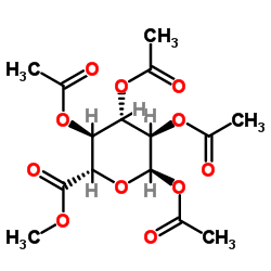 a-D-Glucopyranuronic acid, methylester, tetraacetate (9CI)结构式