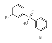 Phosphinic acid, bis(m-bromophenyl)-结构式