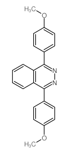 Phthalazine, 1,4-bis(4-methoxyphenyl)- Structure