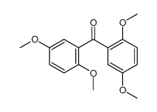 bis(2,5-dimethoxyphenyl)methanone Structure