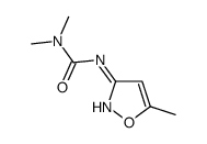 1,1-dimethyl-3-(5-methyl-1,2-oxazol-3-yl)urea结构式