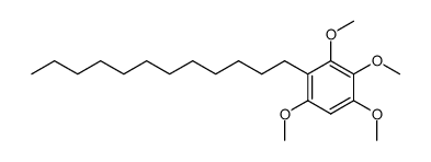 2-Dodecyl-1,3,4,5-tetramethoxy-benzol Structure