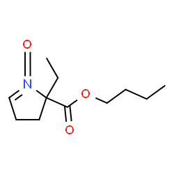 2H-Pyrrole-2-carboxylicacid,2-ethyl-3,4-dihydro-,butylester,1-oxide(9CI)结构式