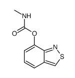 7-methylcarbamoyloxy-benzo[c]isothiazole Structure