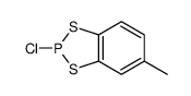 2-chloro-5-methyl-1,3,2-benzodithiaphosphole Structure