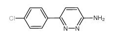 6-(4-chlorophenyl)pyridazin-3-amine Structure