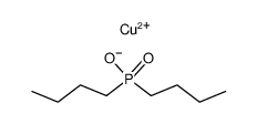 poly-bis(μ-di-n-butylphosphinato)copper(II)结构式