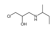 1-(butan-2-ylamino)-3-chloropropan-2-ol Structure