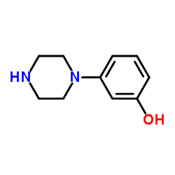 3-(1-Piperazinyl)phenol structure