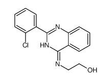 2-[[2-(2-chlorophenyl)quinazolin-4-yl]amino]ethanol Structure