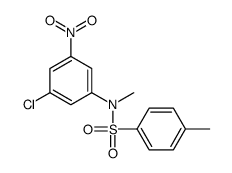 N-(3-chloro-5-nitrophenyl)-N,4-dimethylbenzenesulfonamide结构式