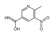 6-methyl-5-nitropyridine-3-carboxamide Structure