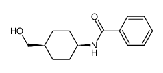 cis 4-benzoylaminocyclohexanemethanol结构式