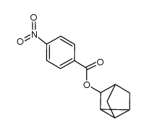 p-nitro benzoyloxy-3 tricyclo[2.2.1.02,6]heptane Structure