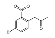 1-(4-溴-2-硝基苯基)丙-2-酮结构式