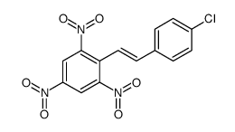 2-[2-(4-chlorophenyl)ethenyl]-1,3,5-trinitrobenzene结构式