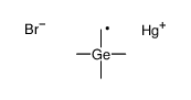 bromo(trimethylgermylmethyl)mercury结构式