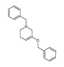 3-benzyloxy-N-benzyl-1,2,5,6-tetrahydropyridine结构式