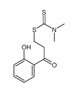 [3-(2-hydroxyphenyl)-3-oxopropyl] N,N-dimethylcarbamodithioate Structure