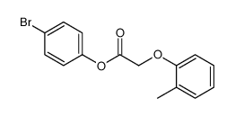 (4-bromophenyl) 2-(2-methylphenoxy)acetate结构式