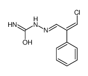 [(3-chloro-2-phenylprop-2-enylidene)amino]urea Structure