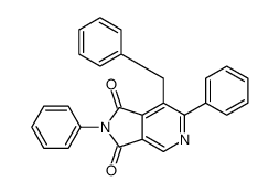 7-benzyl-2,6-diphenylpyrrolo[3,4-c]pyridine-1,3-dione Structure