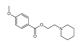 2-piperidin-1-ylethyl 4-methoxybenzoate Structure