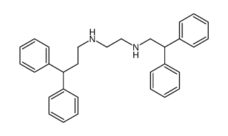 N'-(2,2-diphenylethyl)-N-(3,3-diphenylpropyl)ethane-1,2-diamine结构式