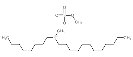 dodecyl-methyl-octylsulfanium,methyl sulfate Structure