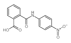 Benzoic acid,2-[[(4-nitrophenyl)amino]carbonyl]- Structure