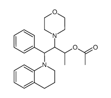 3-(4-Morpholinyl)-4-phenyl-4-(1,2,3,4-tetrahydroquinolin-1-yl)-2-butanol acetate Structure