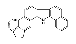 14H-Acenaphtho(4,5-a)benzo(i)carbazole, 6,7-dihydro Structure