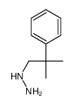 1-(2-methyl-2-phenylpropyl)hydrazine Structure