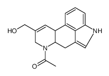 1-[(6aR,10aR)-9-(hydroxymethyl)-6,6a,8,10a-tetrahydro-4H-indolo[4,3-fg]quinoline-7-yl]ethanone结构式