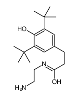 N-(2-aminoethyl)-3-(3,5-ditert-butyl-4-hydroxyphenyl)propanamide Structure