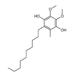 2-decyl-5,6-dimethoxy-3-methylbenzene-1,4-diol Structure