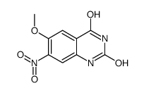 6-methoxy-7-nitro-1H-quinazoline-2,4-dione Structure