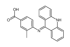 4-(acridin-9-ylamino)-3-methylbenzoic acid结构式