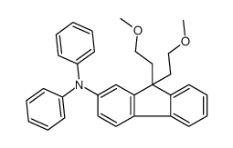 9,9-bis(2-methoxyethyl)-N,N-diphenylfluoren-2-amine Structure