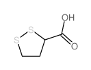 1,2-二硫杂烷-3-羧酸结构式