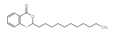 9-undecyl-8-oxa-10-thiabicyclo[4.4.0]deca-1,3,5-trien-7-one structure