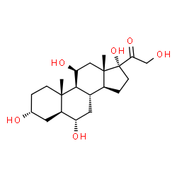 6 alpha-hydroxy(allo)tetrahydrocortisol Structure