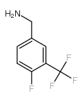 4-fluoro-3-(trifluoromethyl)benzylamine structure