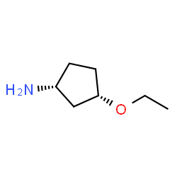 Cyclopentanamine, 3-ethoxy-, (1R,3S)-rel- (9CI)结构式