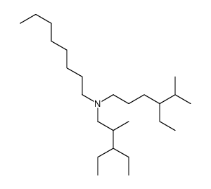 1-Octanamine, N,N-dioctyl-, branched结构式