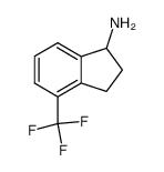 1H-INDEN-1-AMINE, 2,3-DIHYDRO-4-(TRIFLUOROMETHYL) Structure