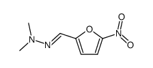 1,1-dimethyl-2-((5-nitrofuran-2-yl)methylene)hydrazine Structure