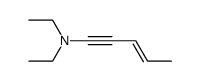 N,N-diethylpent-3-en-1-yn-1-amine结构式
