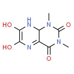 Lumazine,6,7-dihydroxy-1,3-dimethyl- (5CI) structure